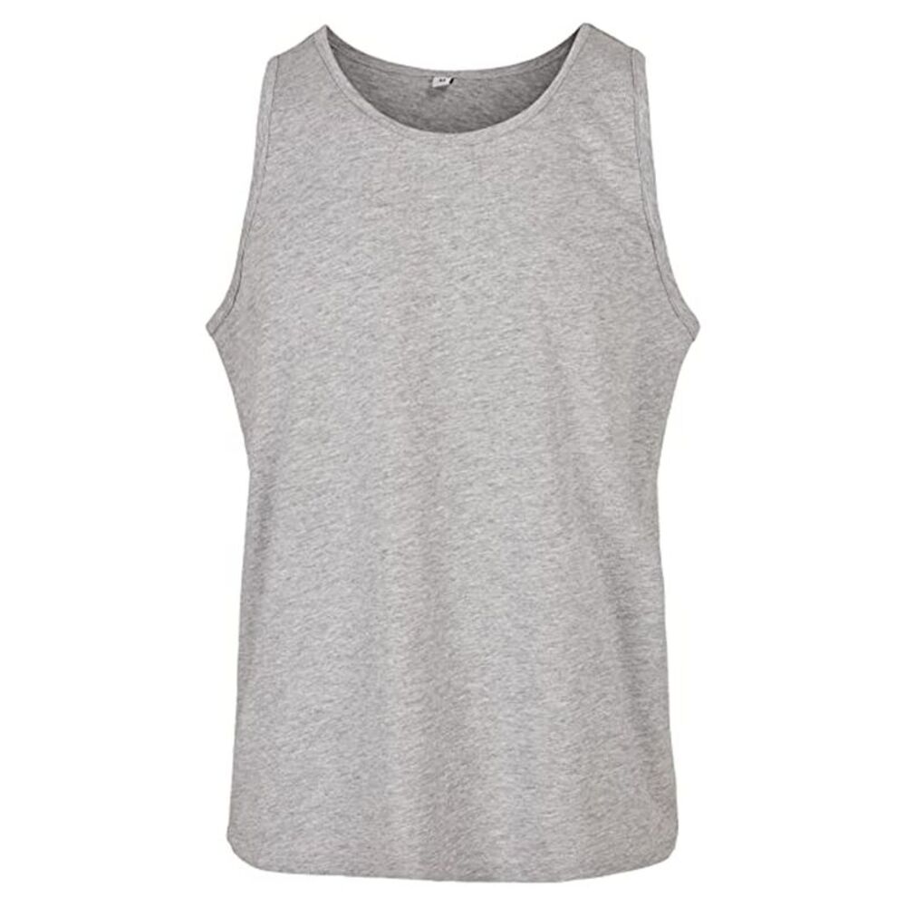 Build Your Brand Mens Basic Tank Top / Heather Grey